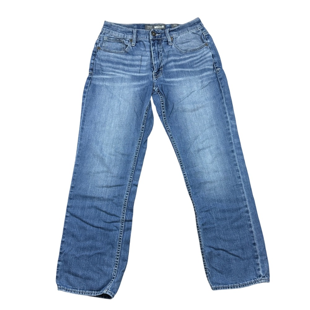 BKE Jake Straight Leg Jeans Mens 31S Blue Stretch Denim Casual Classic Western